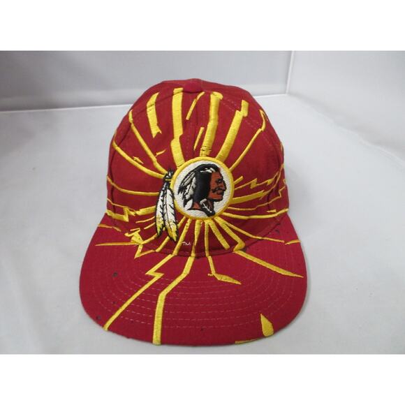 Vintage WASHINGTON REDSKINS COMMANDERS Starter Pro Line SHOCKWAVE Snapback Hat - Picture 1 of 16